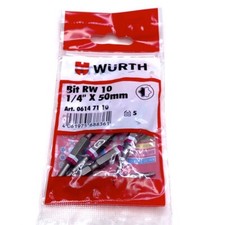 Würth 5x RW® 10 Bit 1/4 Zoll