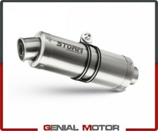 Auspuff Storm by Mivv Schalldampfer Oval Stahl fur Kawasaki Zx-9 R 1998 > 2003