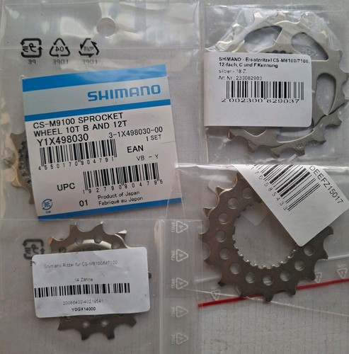 Shimano ritzel 10t 12t 14t - 10t, 16t