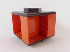 Cassetten Bar Kassetten Ständer drehbar MC Box Karussell Rondell Würfel Vintage