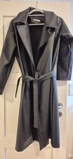 Lemon Damen Mantel Ledermantel Jacke schwarz Größe S/M- wie neu
