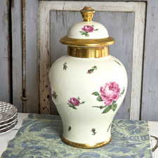 Schönau Große Deckelvase