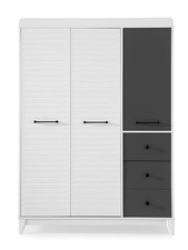 Stilvoll Kleiderschrank Holz