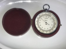 Höhenmesser Luftdruckmesser Compens Lufft bis 3000 m Altimeter No. 64426  Etui