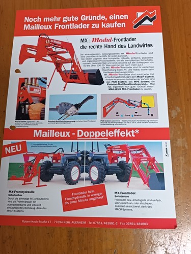 Prospekt mailleux frontlader - prospekt,