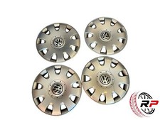 SET Radkappen Radzierblenden 15 Zoll Silber Blenden 1T0601147 Golf V 5