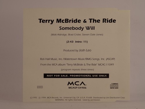 Terry mcbride somebody will - somebody,