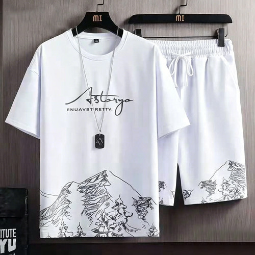Herren sommer sportanzug - sportanzug, seide