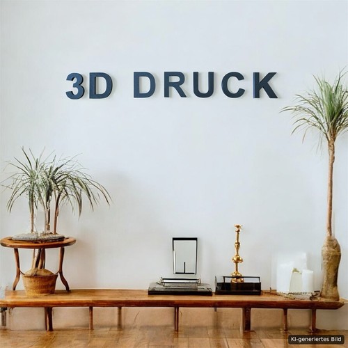 Buchstaben wanddeko - 3d,