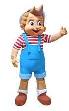 Pinocchio deluxe maskottchen - deluxe,