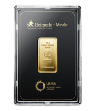 Heimerle + Meule 10 Gramm Goldbarren - 999,9 Feingold - LBMA zertifiziert