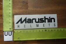 Alter Aufkleber Motorsport Tuning Rallye Motorrad Helmets MARUSHIN
