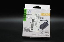 Renkforce - MHL 3.0 zu HDMI-Adapter schwarz, Kabel, USB 2.0 Stecker