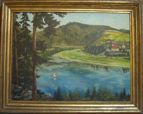 Bernhard hönig fluss dorf - fluss,