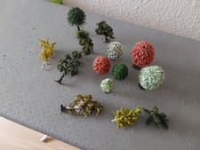 Bäume und Materialien für Landschaftsgestaltung der Modelleisenbahn