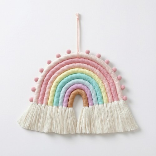 Wandbehang mit quasten - mit,