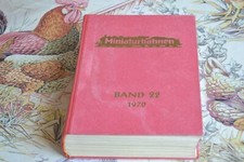 Vintage-Miniaturbahnen/Modellbau/Eisenbahn-Miba-Jahrgang 1969-Band 21-12 T-Buch.