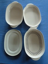 Tupperware Micro Plus 1,5l Mikrowellengeschirr 4 Teilig Kasserolle Selten Rar