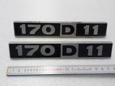 Magirus  Iveco  170 D11 Emblem Alu Typenschriftzug Türen