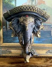 Wandkonsole Barock Elefant