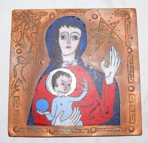 Emaille egino weinert - egino, maria
