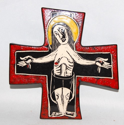 Jesus kreuz keramik - kreuz,,