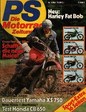 Zeitschrift PS Motorrad #5 von 1979 Harley Fat Bob Yamaha XS 750 Honda CB Maico