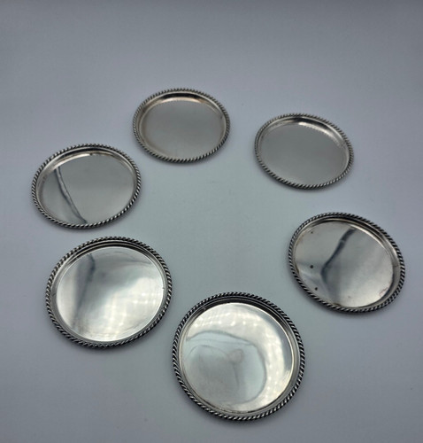 Stück untersetzer silber - stück,