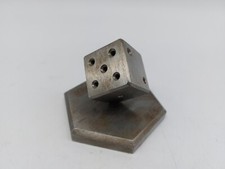 Vintage Würfel Briefbeschwerer Dekoration 500 Gramm Nostalgie deko 4358