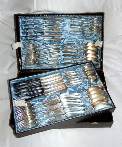 Art dèco tafel besteck box - dèco, +