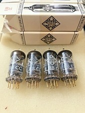Telefunken E88CC Gold Pins 1960s Super Rare NOS NIB One Quad
