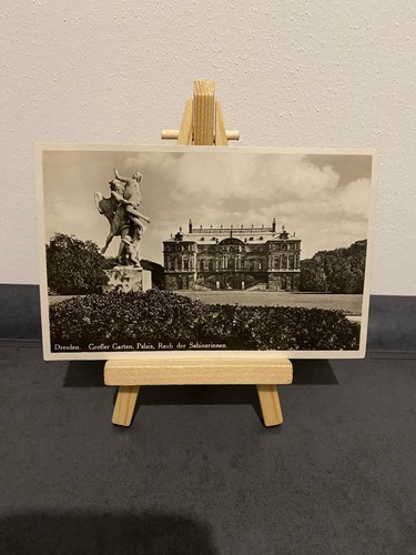 Vintage postkarte dresden - postkarte,