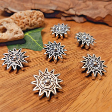 6 Stück Sonnen Zwischenperlen