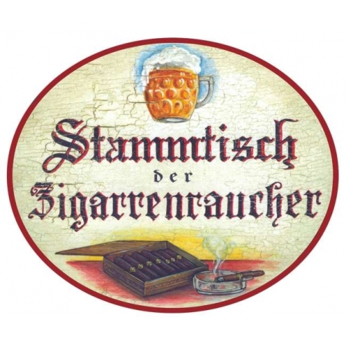 Stammtisch zigarrenraucher - stammtisch,