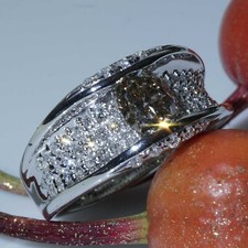 Brilliant ring 0.58 ct 1.03 ct