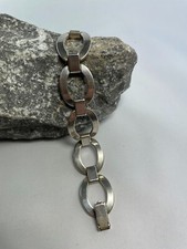 Vintage Armband 925 er Silber Modernist FS Franz Scheuerle Silberarmband