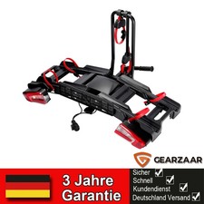 Fahrradträger für 2 Fahrräder / E-Bikes Abschließbar Schnellspannsicherung 60kg