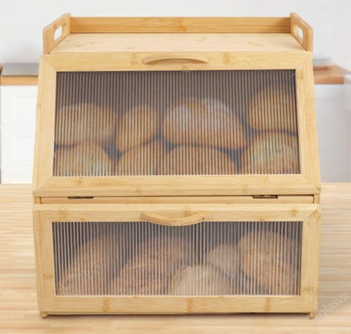 Bambus brotkasten brotbox - brotkasten,