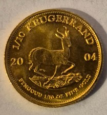 1/10 oz. ☫ Springbock 2004✯Krügerrand ✯Südafrika ✯Goldmünze ✯