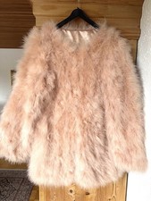 Pelzjacke Felljacke Kurzmantel Echtfell Echtpelz rosa rose