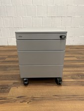 Werndl (Steelcase) Rollcontainer grau 4 Auszüge abschließbar