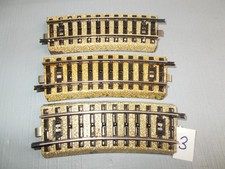 * Märklin HO * 3 Stück - M-Gleis 5101 * gebogen * 1/2-Gleis * gebraucht *
