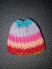 ⚜️ Strickmütze, Mütze passend für kleine Puppen & Plüschtiere ⚜️