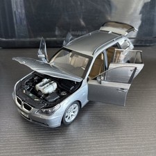 Kyosho Bmw E61 5er 1:18 Modellauto 545i Touring Grau all open 