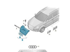 Original Kühlergrill schwarz