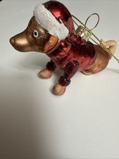 Dackel Anhänger Hund Glas