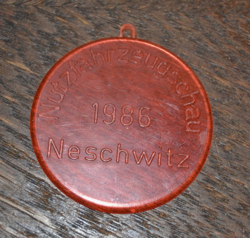 Ddr plakette nutzfahrzeugschau - plakette,