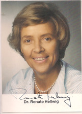 Autogramm Renate Hellwig MdB