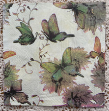 4 Servietten "Blumen"   /