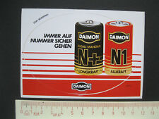 DAIMON Batterie Batterien ALLKRAFT LONGKRAFT Aufkleber Sticker Reklame Werbung